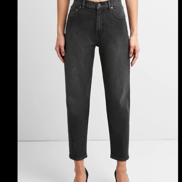 Gap Mom Jean Hi Rise Black 29/8 Tall - Picture 1 of 8